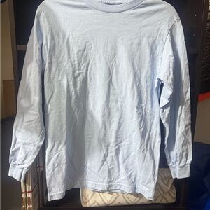Sky Blue Long Sleeve Men's Tee